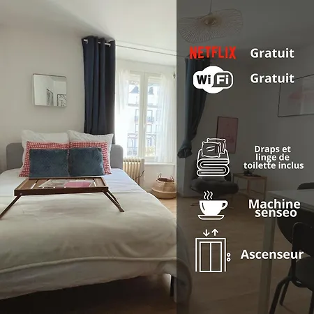 La Bonbonniere Centre - Thermes - Netflix Apartment *